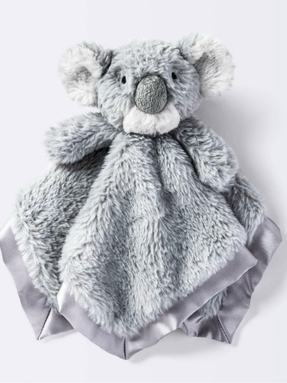cloud island Plush Koala Lovey in Light Gray